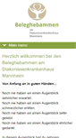 Mobile Screenshot of beleghebammen-mannheim.de